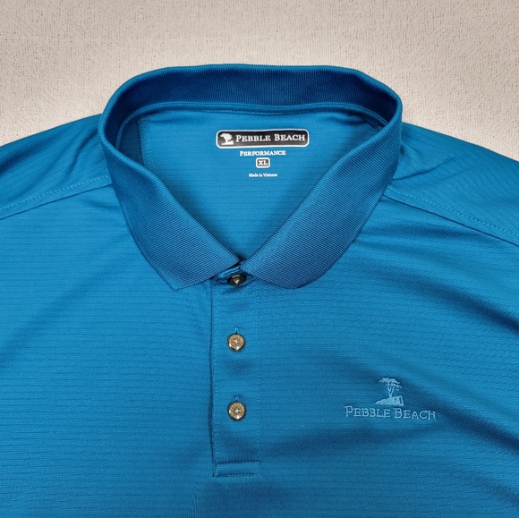 Men's Pebble Beach Performance Golf Polo Shirt - Picture 9 of 13